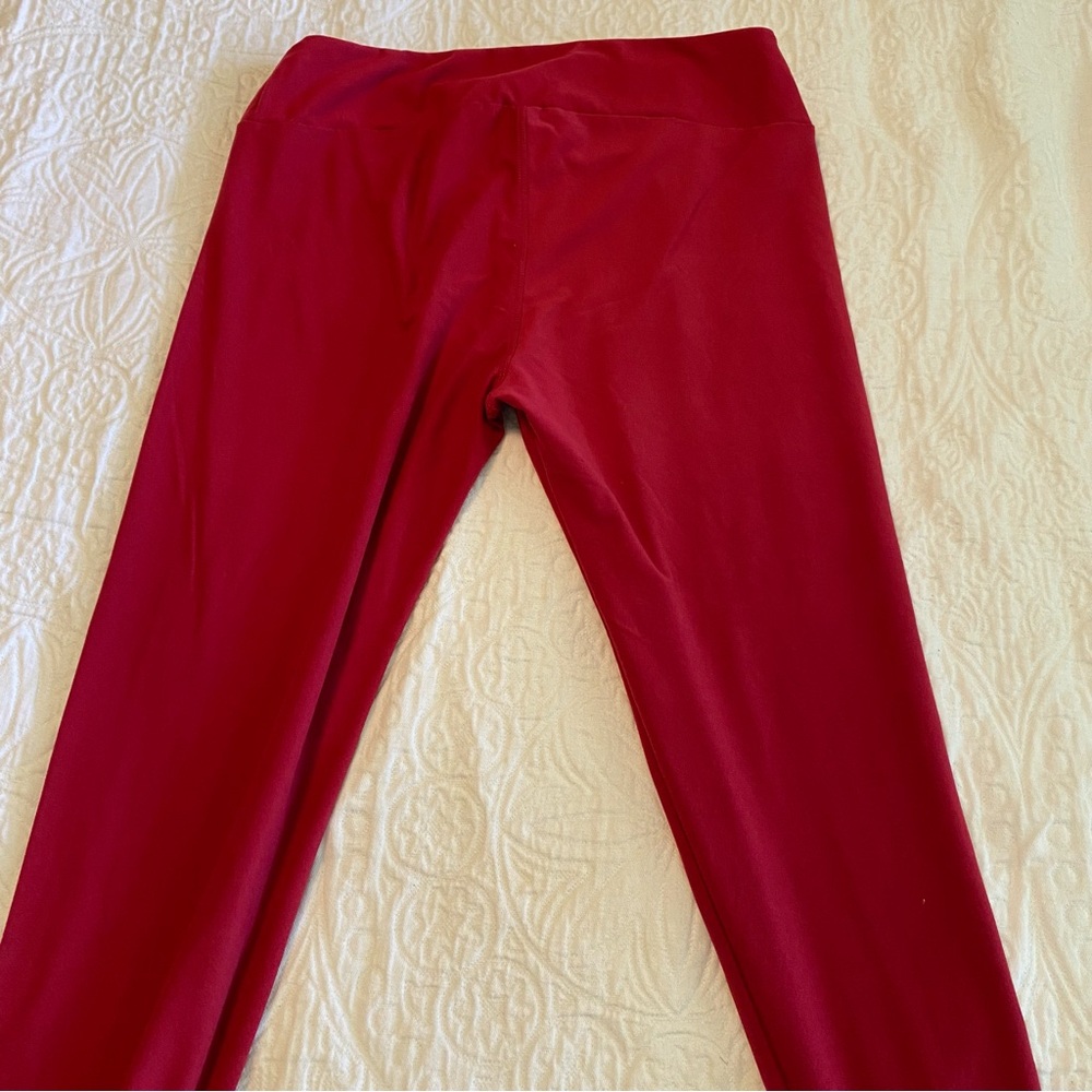LuLaRoe Women's Red Leggings